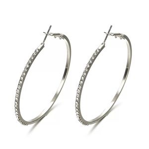 Make An Offer! Rhinestone Hoop Earrings